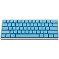 YMDK Blank Thick PBT OEM Profile 61 ANSI Keycaps for MX Switches Mechanical Keyboard (Dark Blue) (Only Keycap)