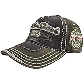 MINAKOLIFE Rock Shark Kingston 1969 Jamaica Distressed Vintage Trucker Baseball Cap Hat (Green)