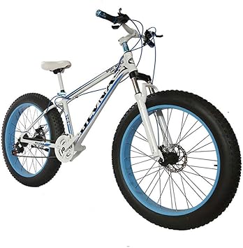 Amazon ファットバイク26ホイールサイズと男性用スノーバイクのファット自転車 ファッションmtb 21スピードフルサスペンションスチールダブルディスクブレーキマウンテンバイクmtb自転車 A6 Chhd 電動自転車