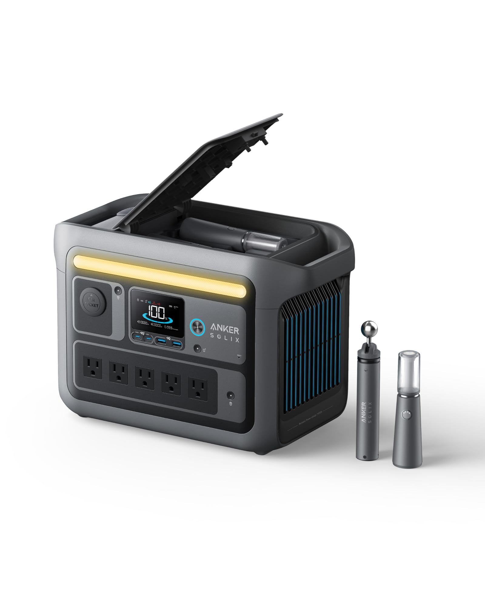 Anker SOLIX C800 Plus Portable Power Station, 1200W