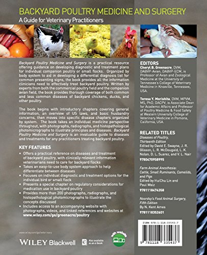 Backyard Poultry Medicine And Surgery A Guide For Veterinary