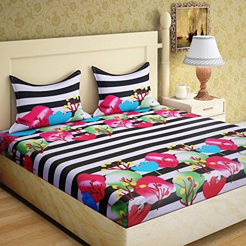 bedsheets by Decorista|Double bedsheets Polycotton|bedsheets with Pillow Cover Combo|bedsheets Plain Double King Size|2 bedsheet in 70% Discount| 5d bedsheets| 1bedsheet with 2 Pillow Covers