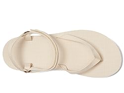 Teva Women's Flatform Sandal Slim Sport, Coconut, 6