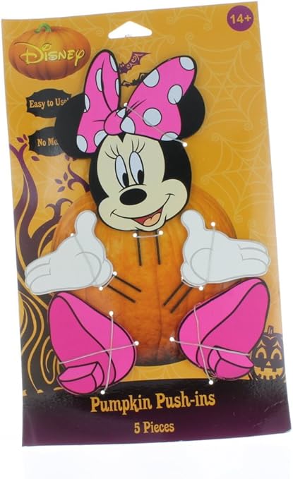 Amazon Com Pti Pumpkin Push Ins Disney Minnie Mouse Halloween