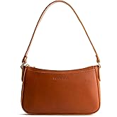 Portland Leather Goods Lucy Shoulder Bag – Handmade from the Finest Full-Grain Hides – Full Exterior Pocket & Zipper Closure