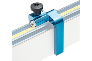 POWERTEC 71367V 3-Inch Fence Flip Stop for Woodworking, 1 PK