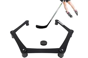 GIRISHIP Hockey Training Equipment, Adjustable Hockey Stick Handling Trainer for Puck Control and Coordination, Portable Stickhandling Training Tool, 5/7-Section
