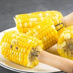 PEOUWNES Stainless Steel Corn Holders - 8 Pack with