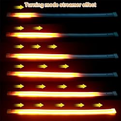 LED Headlight Strip Tube Light, 24 Inch Flexible
