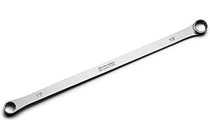 Capri Tools 17 x 19 mm 0 Degree Offset Extra Long Box End Wrench, CP11800-1719