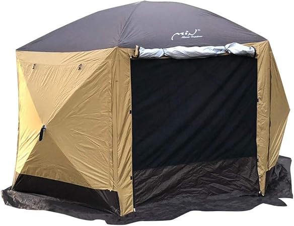 Amazon Carkleid ポータブルオーニングテント ファミリーテント 8人 10人 大きい テント 収納袋付き サークルテント 車 バイク 車 バイク