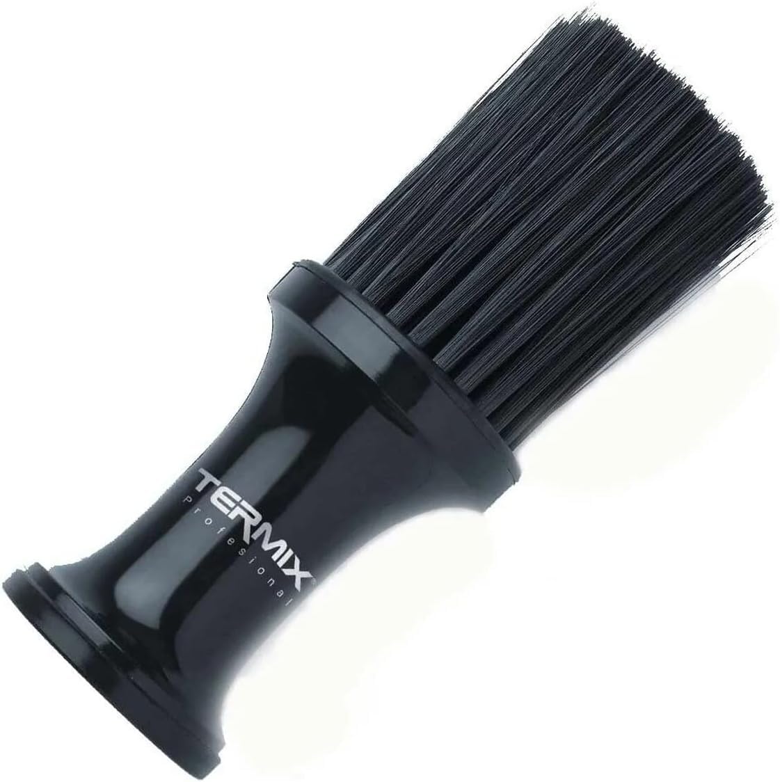 Termix Professional Hairdressing Talcum Powder Brush Brush for Cleaning Your Neck with Soft Fibres for Maximum Cleaning Black Colour and White Fibres
