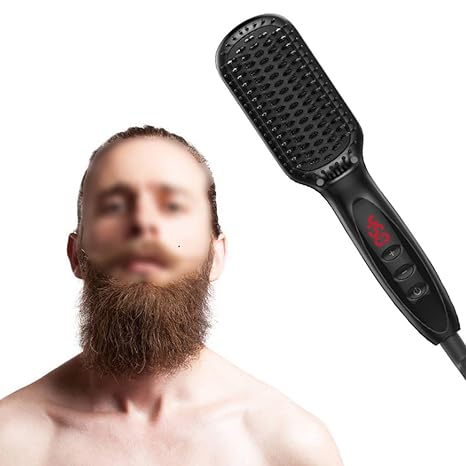 Lxhsy Electric Beard Straightener Comb For Men Ceramic Anion