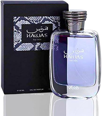 Amazon.com : Hawas Black by Rasasi for Men - 3.38 oz EDP Spray