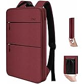 ZINZ Slim & Expandable Laptop Backpack 15 15.6 16 Inch Sleeve, Spill-Resistant Notebooks Bag Case for Most 14-16 Inch MacBooks Surface-Books Dell HP Lenovo Asus Computers,R01D02