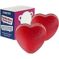 2 Pack, Inventiv 30 Second Voice Sound Recorder Module for Plush Toy, Stuffed Teddy Bear Animal Recordable Heart, Record Custom Messages (Red)