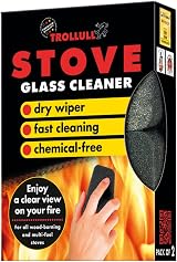 Trollull Stove Glass Cleaner for Woodburning Stoves 2 Pieces with Sponge view 6