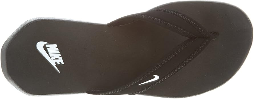 nike south beach flip flops brown