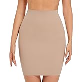 ONEW Shapewear Slips For Under Dress Half Slip Dress Tummy Control Seamless Slip Skirt Body Shaper For Women