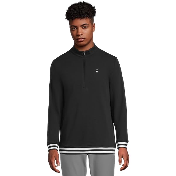 Amazon.com: Callaway Mens Midweight 1/4 Zip Hex Pullover Caviar