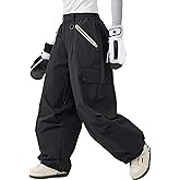 SKINOWBD Mens Snowboard Pants Baggy Snow Pants Waterproof Ski Bibs Women Insulated Overalls