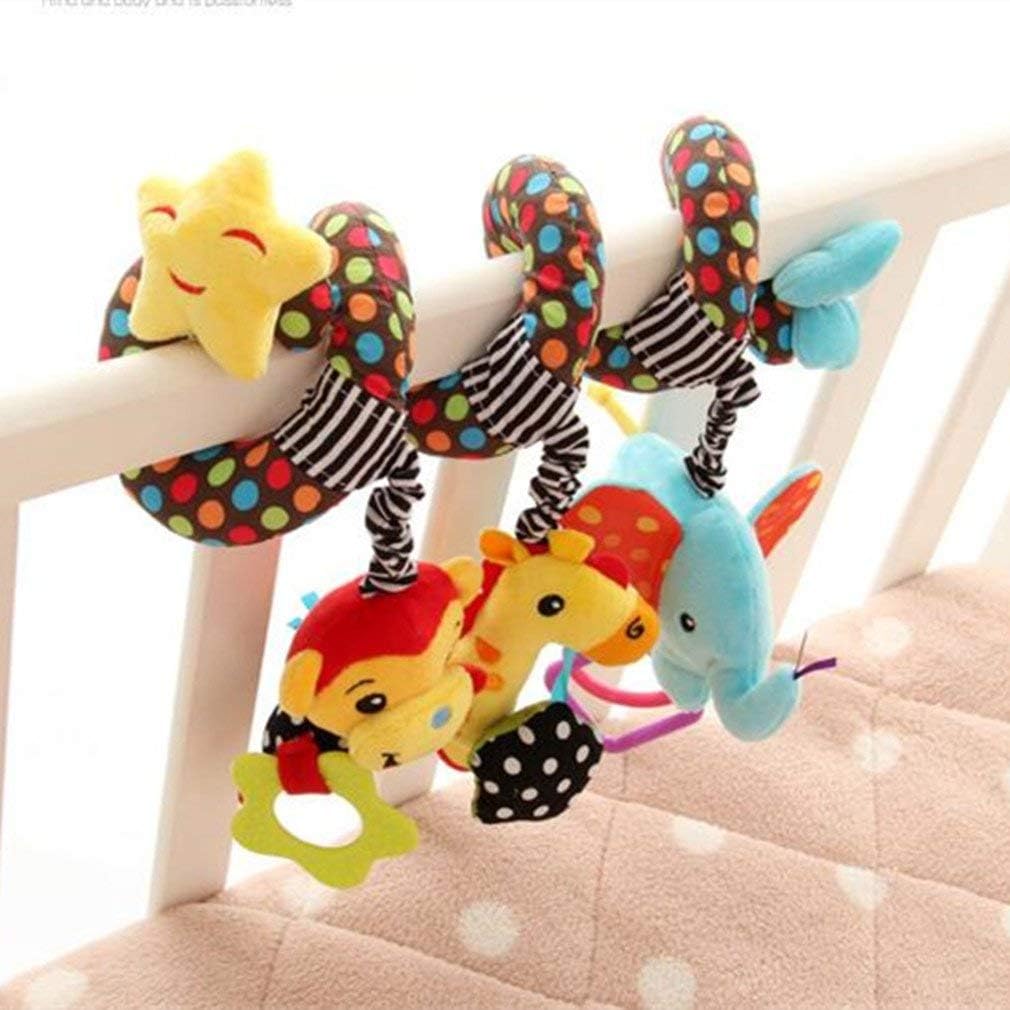 Infant Baby Activity Spiral Plush Toy Bed Crib Stroller Toy Hanging Baby Rattle Toys For Newborn Girls Boys Toddlers By Yuanhua Price In Uae Amazon Uae Kanbkam