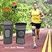 ProFitness Knee Sleeves (One Pair) Knee Support for Joint Pain & Arthritis Pain Relief - Effective Support for Running, Pain Management, Arthritis Pain, Surgery Recovery (Medium, Dark Gray/Orange)