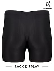KANAV 3 Pack Men's Athletic Square Leg Swimsuit