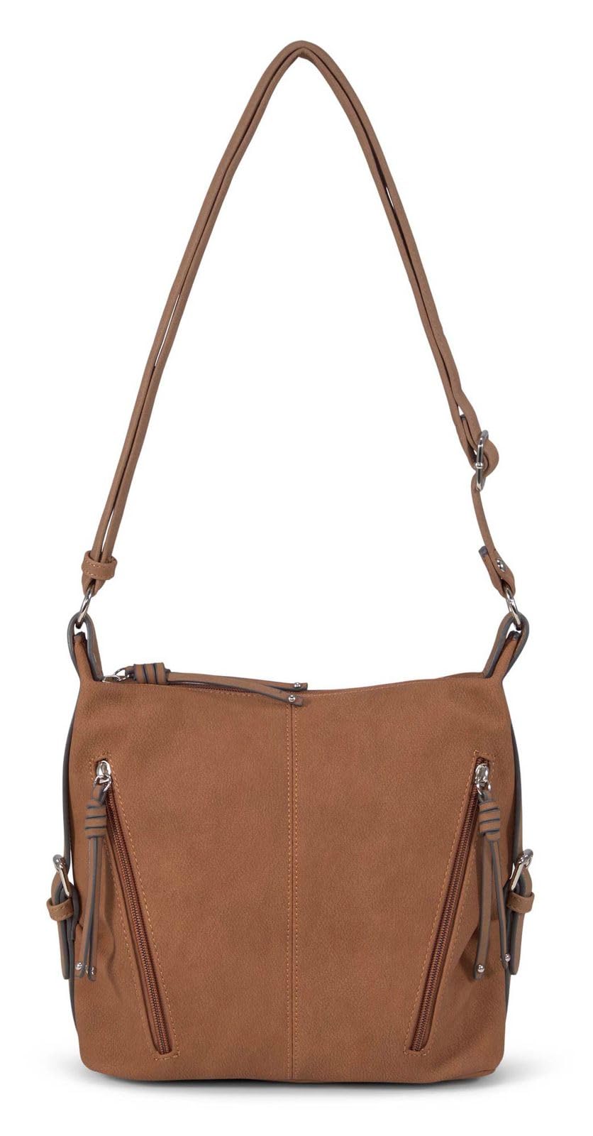 TOM TAILOR Caia Women's Shoulder Bag Crossbody Bag Medium, Cognac, 26x12x26, 002594