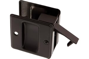 idh by St. Simons 25410-10B Premium Quality Solid Brass Pocket Passage Door Pull, Oil-Rubbed Bronze