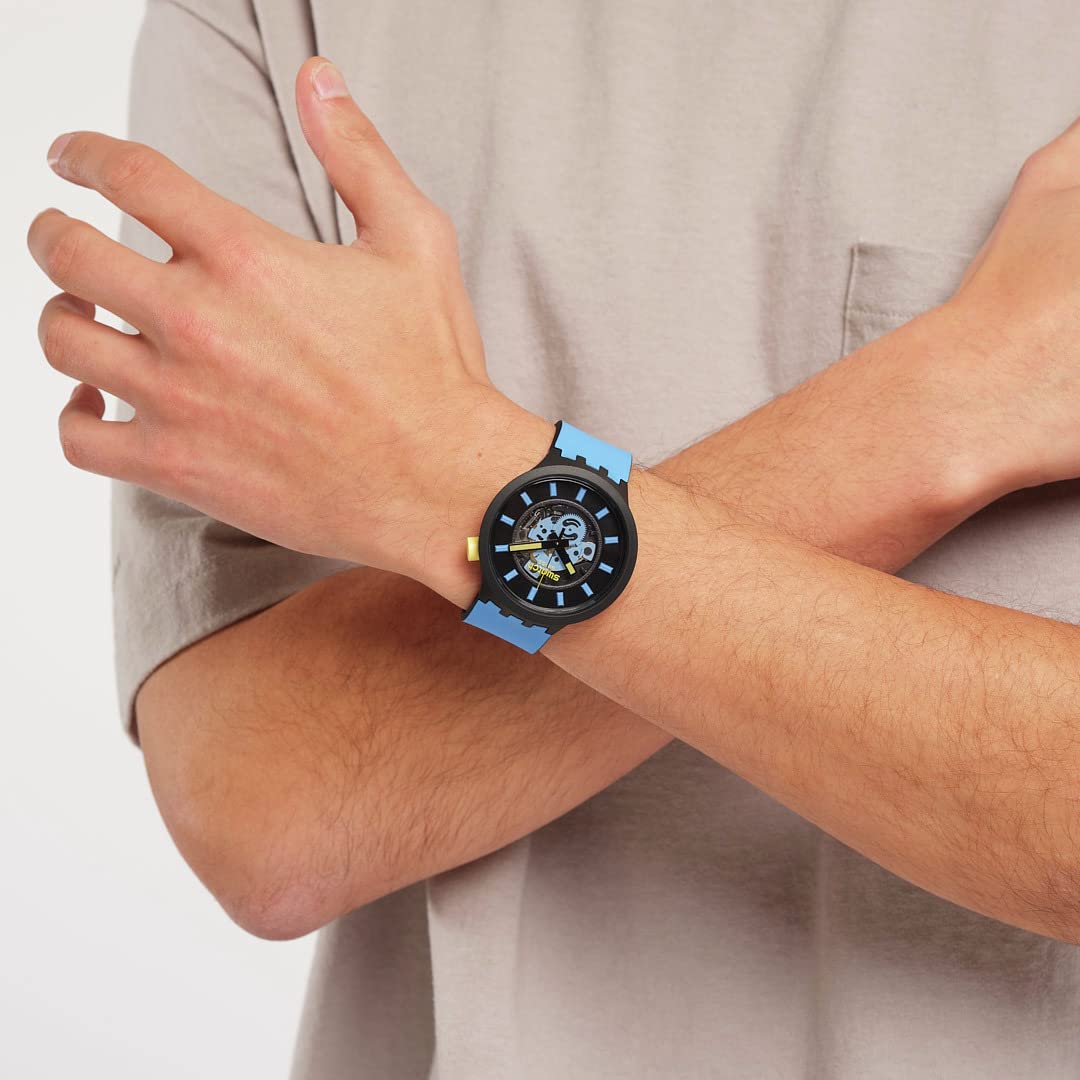 Swatch TRAVEL BY DAY Unisex Watch (Model: SB03B108)