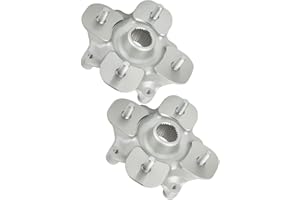 M MATI 2PCS Front Rear Hubs for Yamaha Grizzly 700 550 2007-2024 Kodiak 450 700 2016-2024 B16-F510D-01-00 3B4-25111-11-00 B16