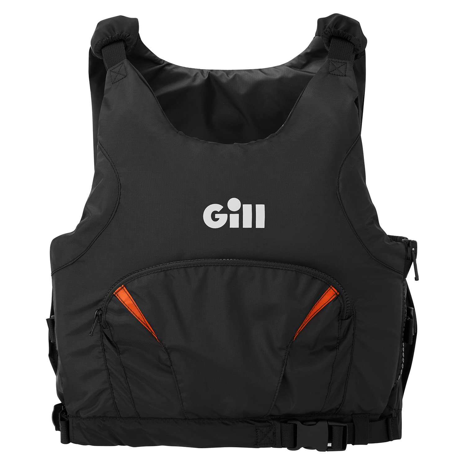 Gill Pursuit Buoyancy Aid PFD - Unisex Adult, Side Opening, Lightweight, Adjustable, Reflective for Watersports, Sailing, SUP (Black, YOUTH)