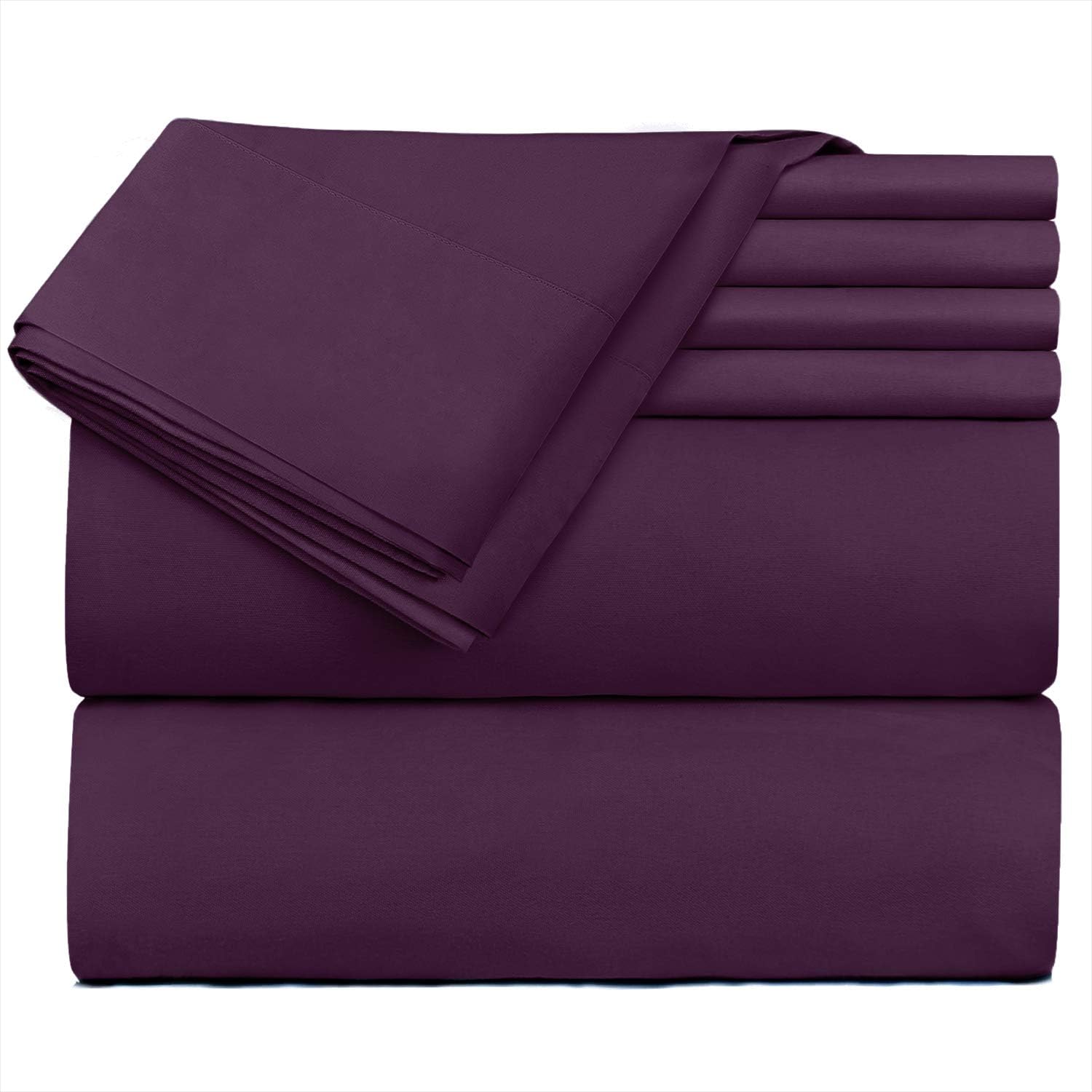 Hearth & Harbor 4 Piece Bed Sheet Set Extra Deep Pocket