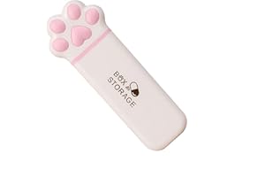 Portable Creative Mini Cat Paw Pill Organizer - Cute Multi-Functional Independent Plastic Medicine Storage Box for Daily Use