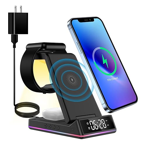 in Wireless Charger Station Qi Fast Wireless Charging Dock