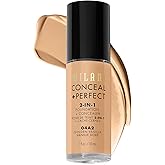 Milani Conceal + Perfect 2-in-1 Foundation + Concealer for a Flawless Complexion, Under Eye Corrector, Cover Redness and Imperfections, Waterproof and Sweatproof - Golden Vanilla