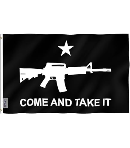 3X5 COME AND TAKE IT MOLON LABEL BLOOD RED TACTICAL DEMON SKULL FLAG