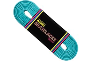 Bont Skates Waxed Laces - 6mm & 8mm - 47" 71" 79" 96" 108" - Pool Party Blue