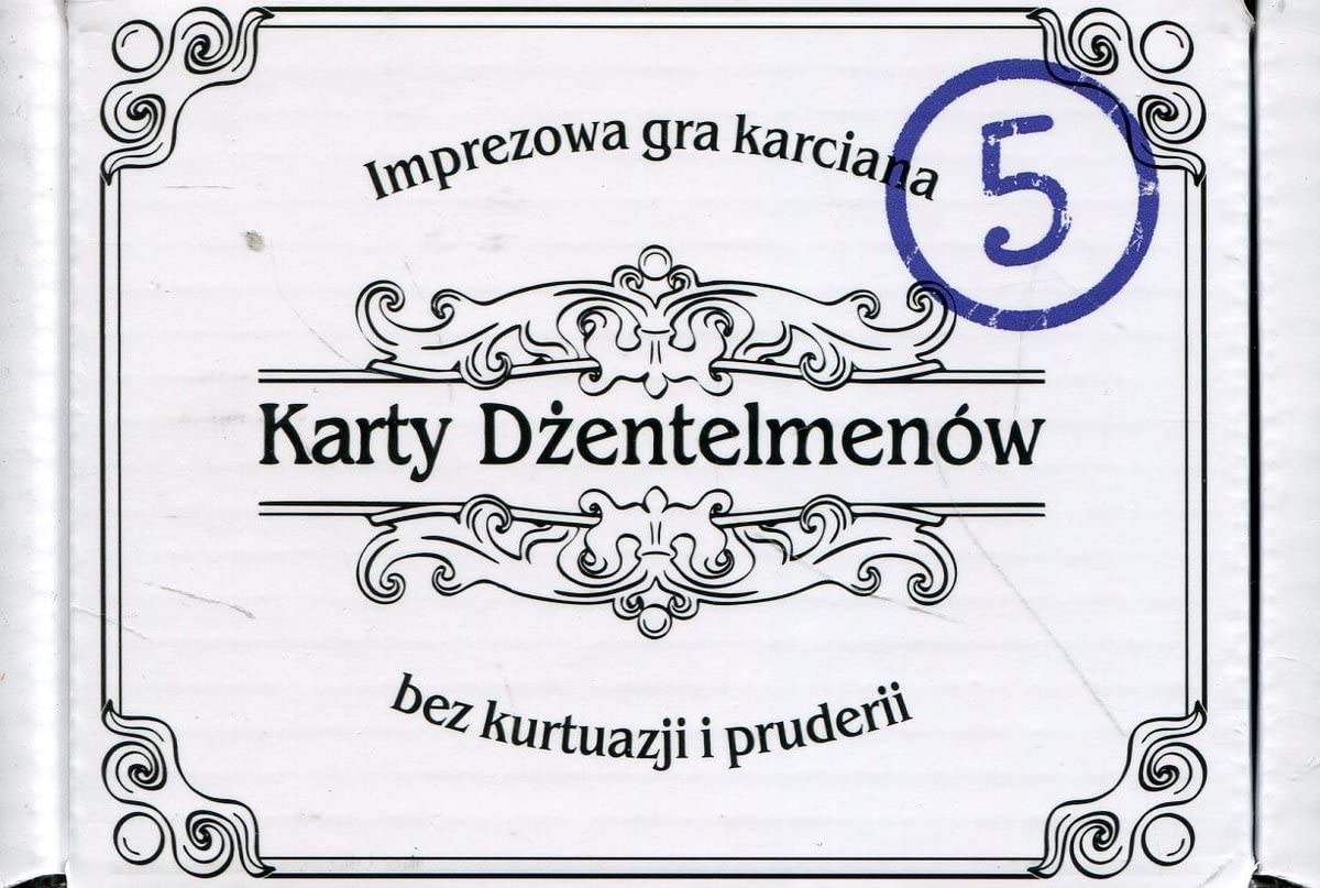 The Screwed Karty dżentelmenów - Epizod piąty Gra Towarzyska Imprezowa Prezent Polish Board Game Po Polsku