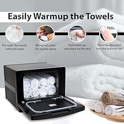 West Ivory 2 in 1 Portable Hot Towel Warmer and UV
