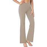 BUBBLELIME 29"/31"/33"/35"/37" 3 Styles Women's High Waist Bootcut Yoga Pants Basic/Side Pockets Tummy Control Workout Flared