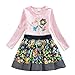 2016 NEW NEAT Girls Embroidery Cotton Long Sleeve Flower Dresses LH6241 For 3-8 Years