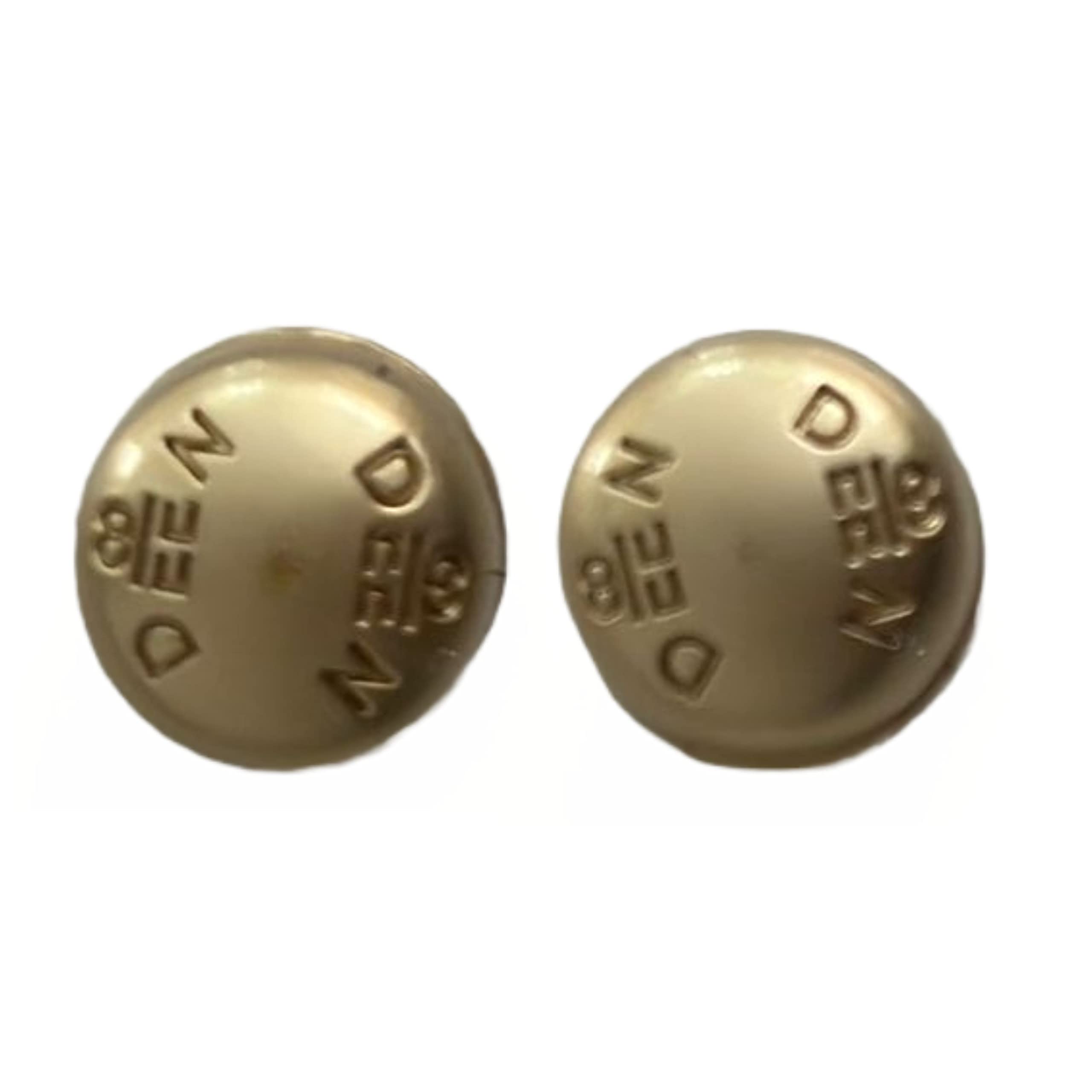 Deen Gifts Hijab Alloy Snap Brooch Magnets, Strong Metal Plating Magnetic Hijab Clip for Hijab/Muslim Scarf/Pinless Scarf, Gold