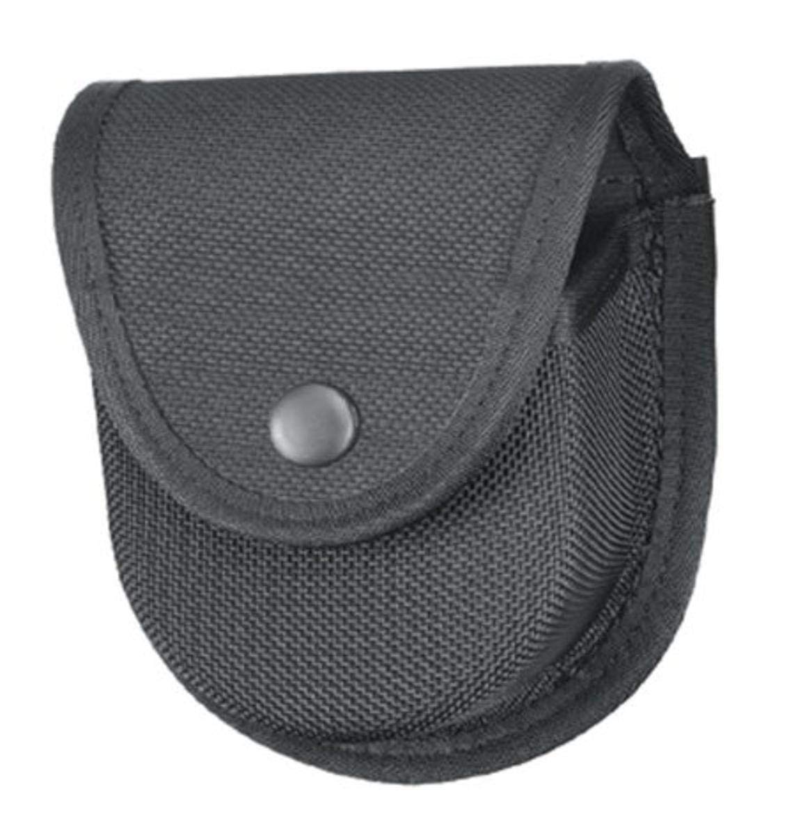 Gould & Goodrich X596 Double Handcuff Case Place On Belt Up To 2-1/4-Inch (Black Ballistic Nylon)