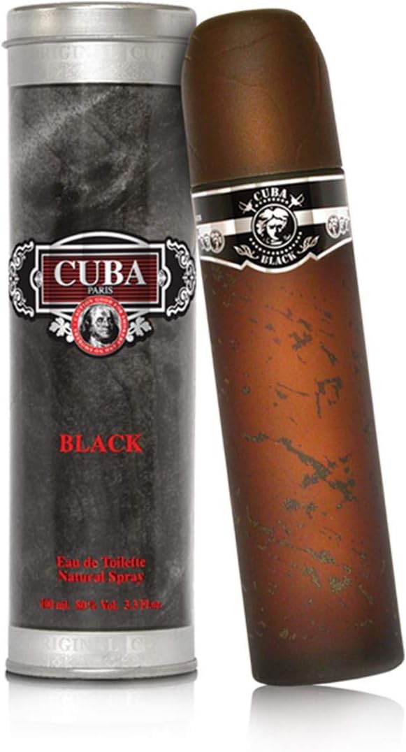 CUBA BLACK von Champs für Herren. EAU DE TOILETTE SPRAY 3.3 oz / 100 ml