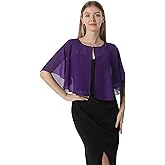 Hotshawl Chiffon Capelet Soft capes Shawls and Wraps for Evening Dress Wedding Cape 1920s shawl accessories for women