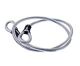 Stainless Steel Safety Cable,Double Loop Braided