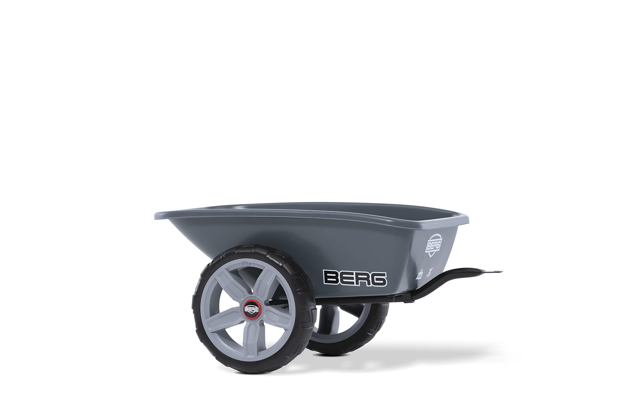 BERG Trailer M for Reppy Go-Kart with Towing Hitch Grey