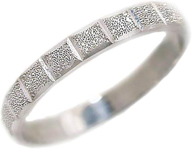 Amazon マリッジリング ホワイトゴールドk18 スターダスト加工 ペアリング リング 通販